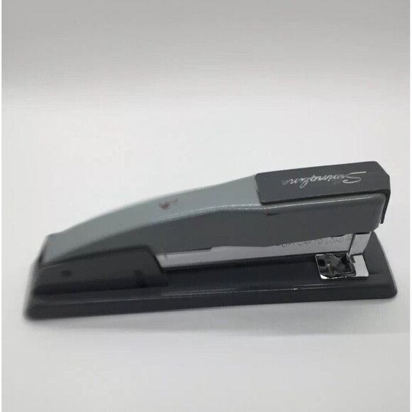 Swingline Stapler Model 444 Rare Metal Made in USA Mid Century Vintage - Picture 10 of 13